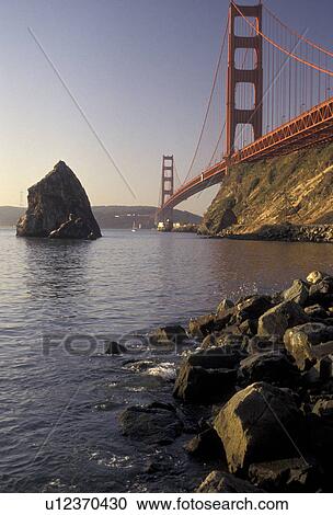 Golden Gate, San Francisco, The Golden Gate Bridge, bridge, California, Pacific Ocean, San Francisco Bay, The Golden Gate Bridge of San Francisco, the longest single-span suspension bridges ever built, in the state of California. View Large Photo Image Stock Image - Golden Gate, San Francisco, The Golden Gate Bridge, bridge, California, Pacific Ocean, San Francisco Bay, The Golden Gate Bridge of San Francisco, the longest single-span suspension bridges ever built, in the state of California. . Fotosearch