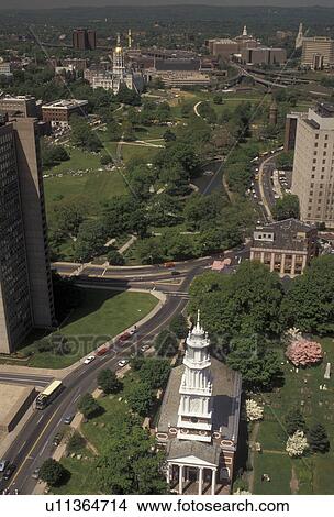 Hartford, Connecticut, Aerial view of Hartford in the state of Connecticut View Large Photo Image Picture - Hartford, Connecticut, Aerial view of Hartford in the state of Connecticut . Fotosearch