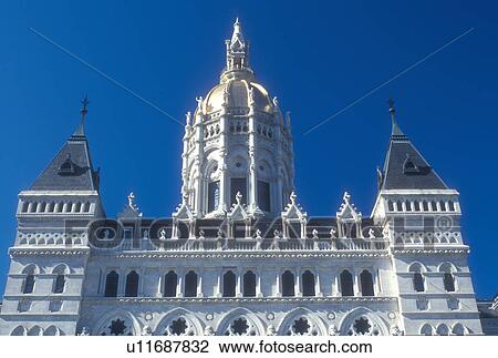 Hartford, State Capitol, State House, Connecticut, Looking up at the Gothic style State Capitol of Hartford, Connecticut. View Large Photo Image Stock Image - Hartford, State Capitol, State House, Connecticut, Looking up at the Gothic style State Capitol of Hartford, Connecticut.. Fotosearch