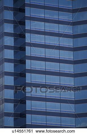 Stock Image -  high-rise, Atlanta, Georgia, Close-up of the Concourse Building in Atlanta.. Fotosearch