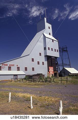 hoist, mining, Upper Peninsula, U. P Michigan, Quincy Mine Hoist (largest steam powered hoist) in Hancock in the state of Michigan. View Large Photo Image Stock Image - hoist, mining, Upper Peninsula, U. P Michigan, Quincy Mine Hoist (largest steam powered hoist) in Hancock in the state of Michigan.. Fotosearch