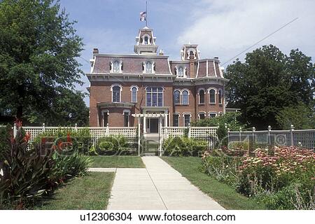 Iowa, Des Moines, Terrace Hill a splendid Second Empiremansion in Des Moines., View Large Photo Image Picture - Iowa, Des Moines, Terrace Hill a splendid Second Empiremansion in Des Moines., . Fotosearch