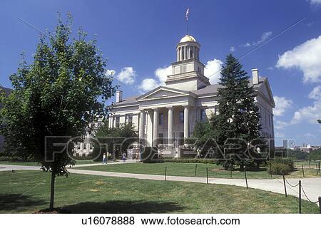 Iowa, Iowa City, Old State Capitol at University of Iowa in Iowa City View Large Photo Image Stock Photo - Iowa, Iowa City, Old State Capitol at University of Iowa in Iowa City . Fotosearch