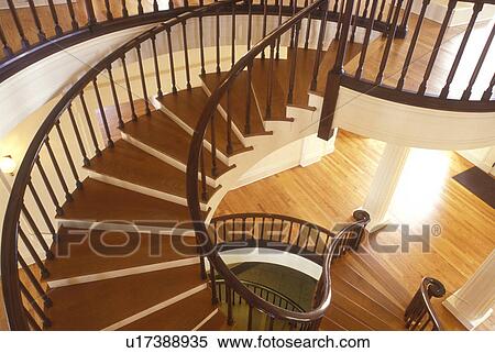 Iowa, Iowa City, Reverse spiral staircase inside Old State Capitol at University of Iowa in Iowa City View Large Photo Image Stock Photography - Iowa, Iowa City, Reverse spiral staircase inside Old State Capitol at University of Iowa in Iowa City . Fotosearch
