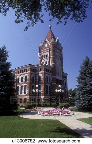 Iowa, Orange City, Sioux County Courthouse in Orange City View Large Photo Image Stock Image - Iowa, Orange City, Sioux County Courthouse in Orange City . Fotosearch