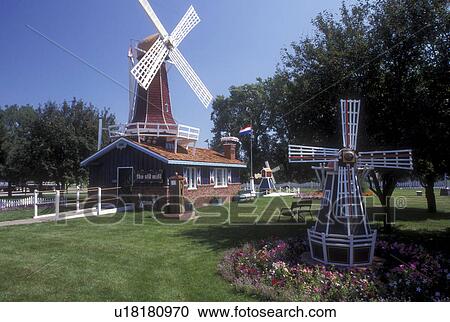 Iowa, Orange City, windmill, The Old Mill and Vogel Windmill in a park in Orange City. View Large Photo Image Stock Image - Iowa, Orange City, windmill, The Old Mill and Vogel Windmill in a park in Orange City.. Fotosearch