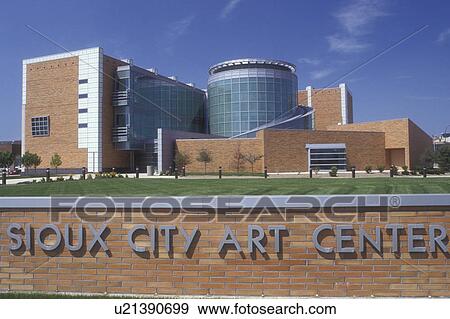 Iowa, Sioux City, The Sioux City Art Center, View Large Photo Image Stock Photo - Iowa, Sioux City, The Sioux City Art Center, . Fotosearch