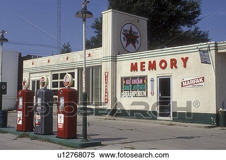 Iowa, Winterset, Texaco Gas Station from Bridges of Madison County movie site in Winterset View Large Photo Image Stock Photography - Iowa, Winterset, Texaco Gas Station from Bridges of Madison County movie site in Winterset . Fotosearch