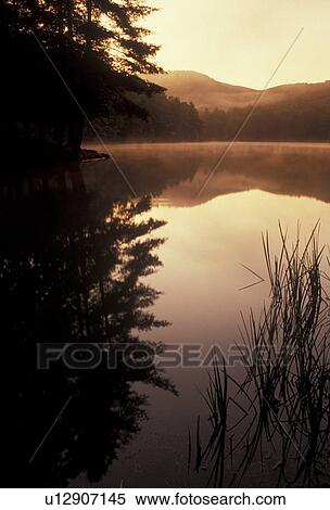 lake, Chattahoochee National Forest, sunrise, North Georgia, Appalachian Mountains, Reflection in Lake Winfield Scott at sunrise in the Chattahoochee Nat'l Forest in the state of Georgia. View Large Photo Image Stock Photography - lake, Chattahoochee National Forest, sunrise, North Georgia, Appalachian Mountains, Reflection in Lake Winfield Scott at sunrise in the Chattahoochee Nat'l Forest in the state of Georgia. . Fotosearch