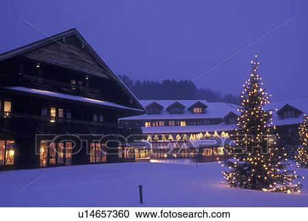 stock photography of lodge resort inn trapp family lodge christmas x mas xmas winter vermont the snow covered trapp family lodge is decorated with - The Christmas Lodge stock photography of lodge resort inn trapp family lodge christmas x mas xmas winter vermont the snow covered trapp family lodge is decorated with - The Christmas Lodge