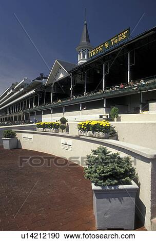 Louisville, Churchill Downs, Kentucky, The stadium stands at Churchill Downs the historic racetrack of the Kentucky Derby in Louisville in the state of Kentucky. View Large Photo Image Stock Image - Louisville, Churchill Downs, Kentucky, The stadium stands at Churchill Downs the historic racetrack of the Kentucky Derby in Louisville in the state of Kentucky.. Fotosearch