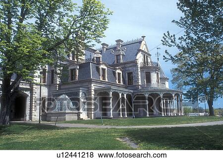 mansion, Connecticut, The Lockwood-Matthews Mansion Museum in Norwalk (a 60-room chateau), Connecticut in the spring. View Large Photo Image Stock Photo - mansion, Connecticut, The Lockwood-Matthews Mansion Museum in Norwalk (a 60-room chateau), Connecticut in the spring.. Fotosearch