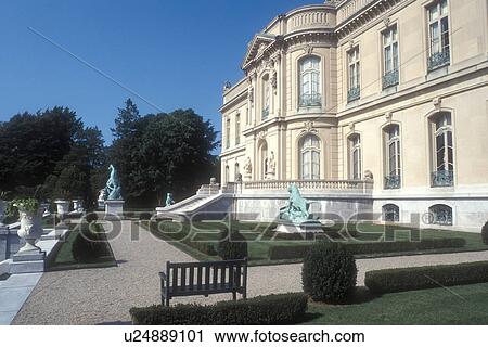 mansion, Newport, Rhode Island, The Elms a neoclassical mansion in Newport, Rhode Island. View Large Photo Image Stock Image -  mansion, Newport, Rhode Island, The Elms a neoclassical mansion in Newport, Rhode Island.. Fotosearch