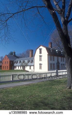 Massachusetts, Deerfield, The Berkshires, Dwight House in Historic Deerfield, Massachusetts in the spring. View Large Photo Image Stock Photography - Massachusetts, Deerfield, The Berkshires, Dwight House in Historic Deerfield, Massachusetts in the spring.. Fotosearch