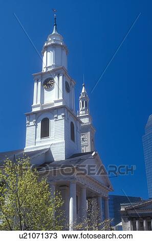 Massachusetts, Springfield, Old First Church built in 1819 in Springfield, Massachusetts in the spring. View Large Photo Image Stock Image - Massachusetts, Springfield, Old First Church built in 1819 in Springfield, Massachusetts in the spring.. Fotosearch