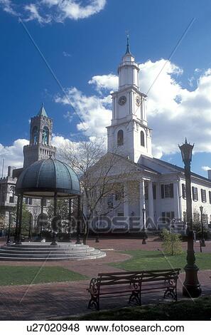 Massachusetts, Springfield, Old First Church built in 1819 in Springfield, Massachusetts in the spring. View Large Photo Image Stock Photo - Massachusetts, Springfield, Old First Church built in 1819 in Springfield, Massachusetts in the spring.. Fotosearch