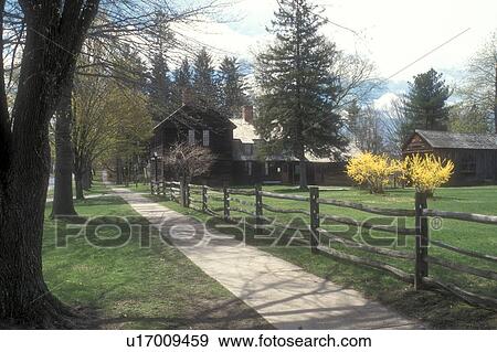 Massachusetts, The Berkshires, Deerfield, Ashley House in Historic Deerfield, Massachusetts in the spring. View Large Photo Image Stock Photo - Massachusetts, The Berkshires, Deerfield, Ashley House in Historic Deerfield, Massachusetts in the spring.. Fotosearch