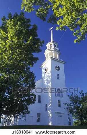 meeting house, Vermont, VT, Old Meeting House ca. 1779 in Strafford in the spring. View Large Photo Image Stock Image - meeting house, Vermont, VT, Old Meeting House ca. 1779 in Strafford in the spring. . Fotosearch