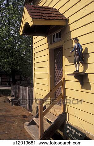 Moravian, Old Salem, Winston-Salem, North Carolina, Miksch House in Old Salem, a living history restoration of the Moravian church town of Salem founded in 1766, in Winston-Salem in the state of North Carolina. View Large Photo Image Stock Image - Moravian, Old Salem, Winston-Salem, North Carolina, Miksch House in Old Salem, a living history restoration of the Moravian church town of Salem founded in 1766, in Winston-Salem in the state of North Carolina.. Fotosearch