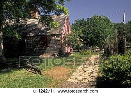 Morristown, New Jersey, Wick Farmhouse, Morristown National Historical Park, The Wick house was used as St. Clair's Headquarters during the winter encampment at Jockey Hollow in Morristown Nat'l Historical Park in the state of New Jersey. View Large Photo Image Stock Image - Morristown, New Jersey, Wick Farmhouse, Morristown National Historical Park, The Wick house was used as St. Clair's Headquarters during the winter encampment at Jockey Hollow in Morristown Nat'l Historical Park in the state of New Jersey. . Fotosearch
