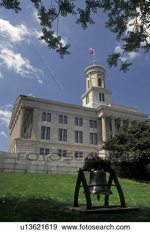 Nashville, State Capitol, State House, Tennessee, The State Capitol Building of Greek Revival architecture and Liberty Bell in the capital city of Nashville in the state of Tennessee. View Large Photo Image Stock Photo - Nashville, State Capitol, State House, Tennessee, The State Capitol Building of Greek Revival architecture and Liberty Bell in the capital city of Nashville in the state of Tennessee.. Fotosearch