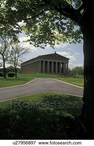 Nashville, The Parthenon, Tennessee, The Parthenon at Centennial Park, a full-size replica of the Parthenon in Athens, Greece in Nashville in the state of Tennessee. View Large Photo Image Stock Photo - Nashville, The Parthenon, Tennessee, The Parthenon at Centennial Park, a full-size replica of the Parthenon in Athens, Greece in Nashville in the state of Tennessee. . Fotosearch