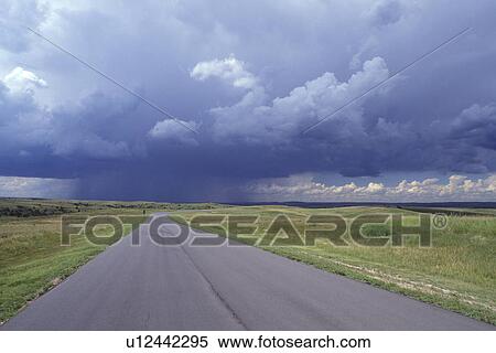Nebraska, Storm clouds along highway 26 in Garden County. View Large Photo Image Stock Photography - Nebraska, Storm clouds along highway 26 in Garden County.. Fotosearch