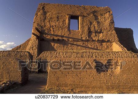 New Mexico, pueblo, ruin, Pecos National Historical Park, Church, Ancient pueblo ruins at Pecos Nat'l Historical Park in the state of New Mexico. View Large Photo Image Stock Photo - New Mexico, pueblo, ruin, Pecos National Historical Park, Church, Ancient pueblo ruins at Pecos Nat'l Historical Park in the state of New Mexico.. Fotosearch