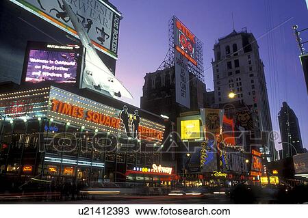 New York City, Manhattan, New York, Time Square illuminated at night along Broadway in Midtown Manhattan. View Large Photo Image Stock Image - New York City, Manhattan, New York, Time Square illuminated at night along Broadway in Midtown Manhattan.. Fotosearch
