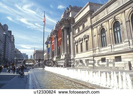 Picture -  New York City, Metropolitan Museum, Manhattan, New York, N. Y. C NYC, Metropolitan Museum of Art in Midtown Manhattan in New York City, New York. . Fotosearch
