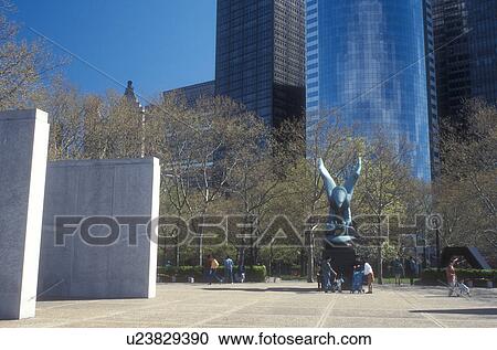Stock Image -  New York City, New York, Battery Park, Manhattan, N. Y. C The East Coast War Memorial in Battery Park in Lower Manhattan in New York City, New York.. Fotosearch