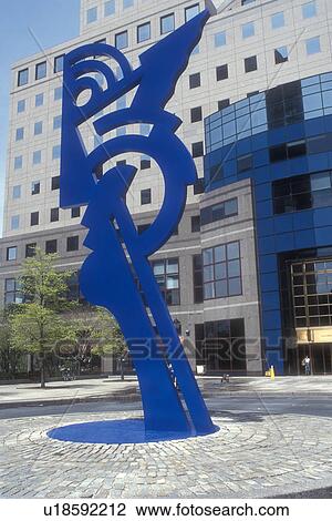 New York City, World Financial Center, New York, Manhattan, Battery Park City, N. Y. C Blue sculpture at The World Financial Center in New York City, New York. View Large Photo Image Stock Image - New York City, World Financial Center, New York, Manhattan, Battery Park City, N. Y. C Blue sculpture at The World Financial Center in New York City, New York.. Fotosearch