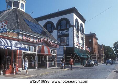Newport, Rhode Island, Shops along street in downtown Newport, Rhode Island. View Large Photo Image Stock Photo - Newport, Rhode Island, Shops along street in downtown Newport, Rhode Island.. Fotosearch