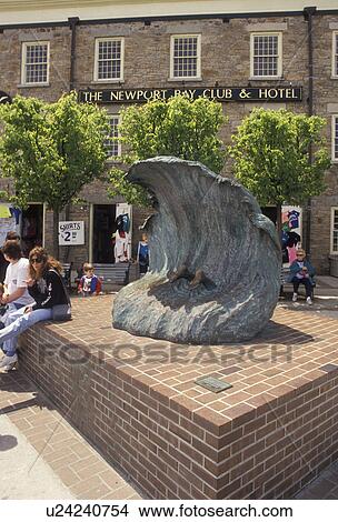 Newport, Rhode Island, wave statue, downtown, The Wave Statue in downtown Newport in the state of Rhode Island. View Large Photo Image Picture - Newport, Rhode Island, wave statue, downtown, The Wave Statue in downtown Newport in the state of Rhode Island. . Fotosearch