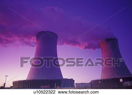nuclear power plant, Limerick, Pennsylvania, Steam rising from the cooling towers at Philadelphia Electric Company Nuclear Power Generating Station at sunset in Limerick in the state of Pennsylvania. View Large Photo Image Stock Image - nuclear power plant, Limerick, Pennsylvania, Steam rising from the cooling towers at Philadelphia Electric Company Nuclear Power Generating Station at sunset in Limerick in the state of Pennsylvania.. Fotosearch
