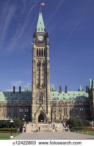 Ottawa, Parliament, Ontario, Canada, The Peace Tower dominates the Parliament Buildings on Parliament Hill in Ottawa the capital city of Canada in the Province of Ontario. View Large Photo Image Stock Image - Ottawa, Parliament, Ontario, Canada, The Peace Tower dominates the Parliament Buildings on Parliament Hill in Ottawa the capital city of Canada in the Province of Ontario.. Fotosearch