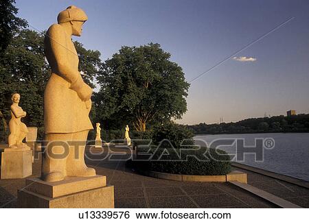 Philadelphia, Fairmont Park, Pennsylvania, Schuylkill River, Statues along the Schuylkill River at sunset in Fairmount Park in Philadelphia in the state of Pennsylvania. View Large Photo Image Stock Photograph - Philadelphia, Fairmont Park, Pennsylvania, Schuylkill River, Statues along the Schuylkill River at sunset in Fairmount Park in Philadelphia in the state of Pennsylvania. . Fotosearch