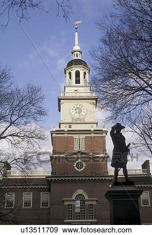 Stock Photo -  Philadelphia, Independence Hall, Pennsylvania, Independence Hall in Independence National Historical Park in Philadelphia in the state of Pennsylvania.. Fotosearch