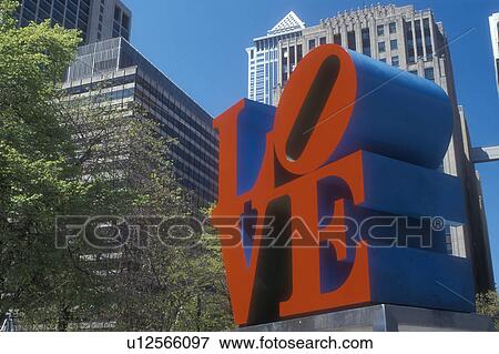 Philadelphia, love, Pennsylvania, The red and blue LOVE Statue at Kennedy Plaza in downtown Philadelphia, Pennsylvania. View Large Photo Image Stock Photo - Philadelphia, love, Pennsylvania, The red and blue LOVE Statue at Kennedy Plaza in downtown Philadelphia, Pennsylvania.. Fotosearch
