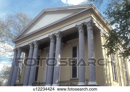 Picture -  Philadelphia, Pennsylvania, church, Old Pine Street Presbyterian Church in downtown Philadelphia.. Fotosearch
