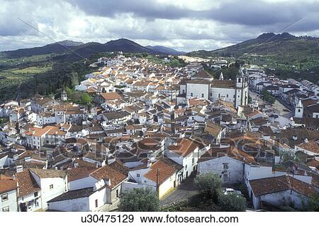 Stock Photo -  Portugal, Medieval town of Castelo de Vide.. Fotosearch