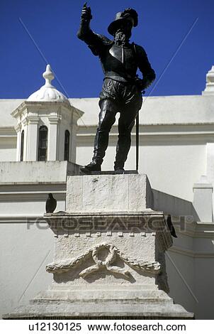 Puerto Rico, San Juan, Caribbean, Ponce de Leon, Old San Juan, Porto Rico, Caribbean Islands, Statue of Ponce de Leon at San Jose Church the second oldest church in the Western Hemisphere in Old San Juan, Puerto Rico. View Large Photo Image Stock Photography - Puerto Rico, San Juan, Caribbean, Ponce de Leon, Old San Juan, Porto Rico, Caribbean Islands, Statue of Ponce de Leon at San Jose Church the second oldest church in the Western Hemisphere in Old San Juan, Puerto Rico. . Fotosearch