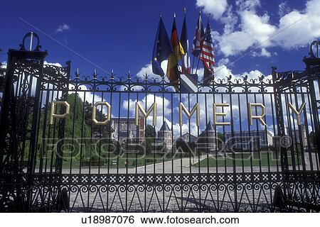 Reims, Champagne, Pommery, France, Marne, Europe, Entrance gate to the famous Pommery Champagne House in the world renowned Champagne Region. View Large Photo Image Stock Photograph - Reims, Champagne, Pommery, France, Marne, Europe, Entrance gate to the famous Pommery Champagne House in the world renowned Champagne Region.. Fotosearch