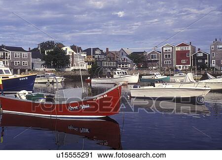 Rockport, Massachusetts, boats, Atlantic Ocean, (Fishing, lobster) boats are buoyed in the harbor. View Large Photo Image Stock Image - Rockport, Massachusetts, boats, Atlantic Ocean, (Fishing, lobster) boats are buoyed in the harbor.. Fotosearch