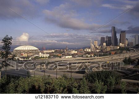 Seattle, skyline, Washington, View of the city of Seattle in the state of Washington. View Large Photo Image Stock Image - Seattle, skyline, Washington, View of the city of Seattle in the state of Washington. . Fotosearch