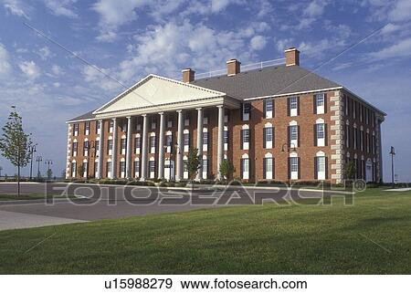 South Dakota, Colonial-style three-story Redlin Art Center in Watertown. View Large Photo Image Stock Photo - South Dakota, Colonial-style three-story Redlin Art Center in Watertown.. Fotosearch