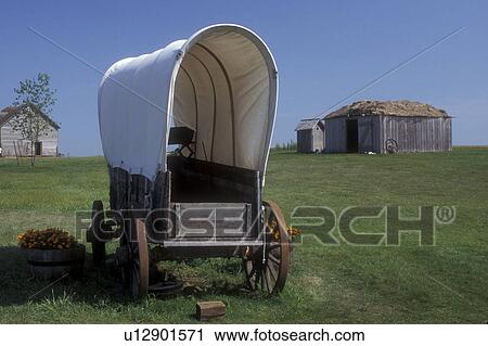 South Dakota, Covered wagon display at Ingalls Homestead The Land Pa Chose, associated with Laura Ingalls Wilder books in De Smet View Large Photo Image Stock Image - South Dakota, Covered wagon display at Ingalls Homestead The Land Pa Chose, associated with Laura Ingalls Wilder books in De Smet . Fotosearch
