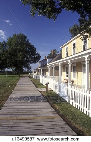 South Dakota, Officer's Quarters at Fort Sisseton State Park in Lake City. View Large Photo Image Stock Photo - South Dakota, Officer's Quarters at Fort Sisseton State Park in Lake City.. Fotosearch