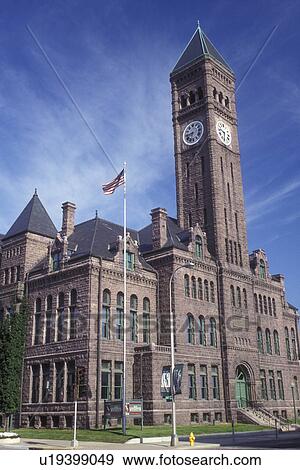 South Dakota, Old Courthouse Museum in Sioux Falls is a 19th century courthouse of Richardson Romanesque architecture. View Large Photo Image Stock Photo - South Dakota, Old Courthouse Museum in Sioux Falls is a 19th century courthouse of Richardson Romanesque architecture.. Fotosearch