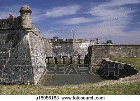 St. Augustine, fort, Florida, The Spanish fortress of Castillo de San Marcos National Monument in The Old City of Saint Augustine in the state of Florida. The oldest masonry fort in the United States. View Large Photo Image Stock Image - St. Augustine, fort, Florida, The Spanish fortress of Castillo de San Marcos National Monument in The Old City of Saint Augustine in the state of Florida. The oldest masonry fort in the United States.. Fotosearch